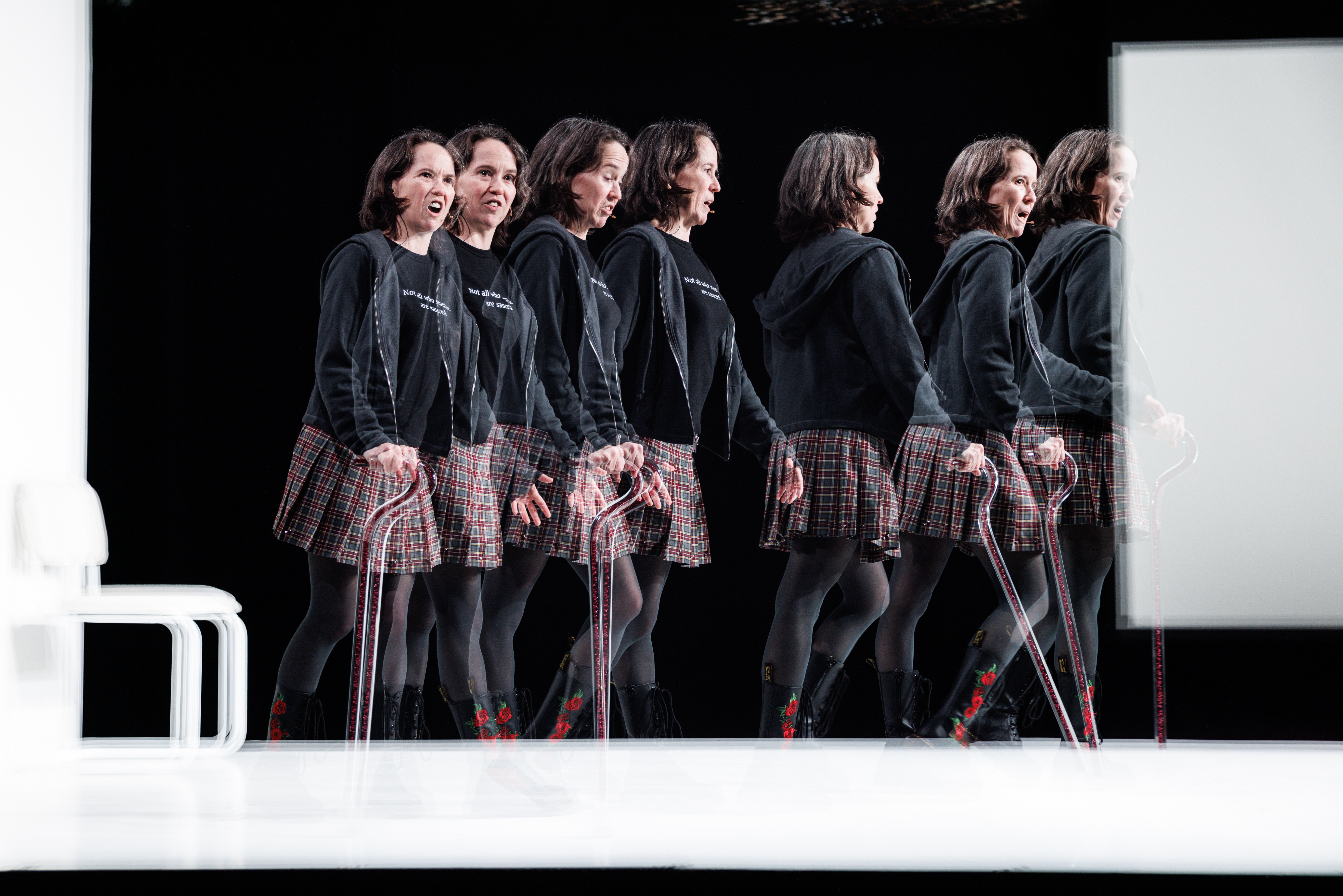 Anne Gridley in Watch Me Walk. Photo by Maria Baranova.
